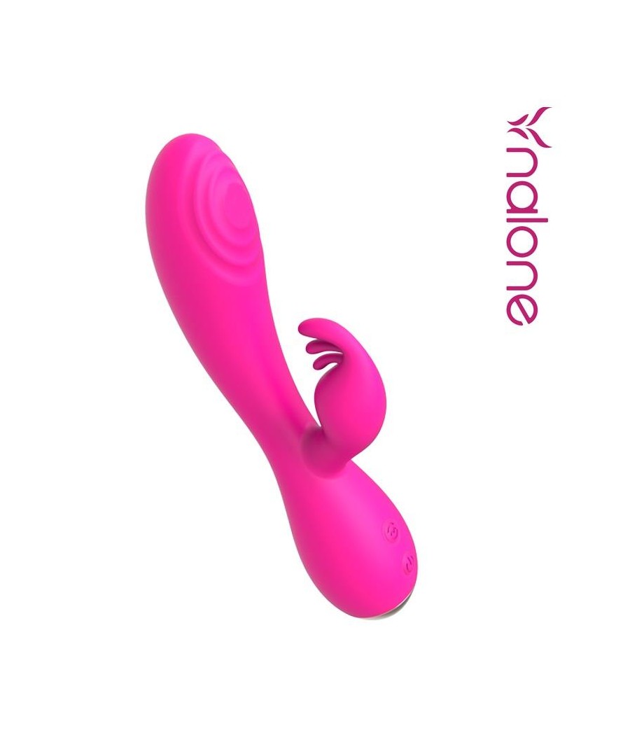 Conejito Vibrador Magic Stick con Pulsacion Fucsia