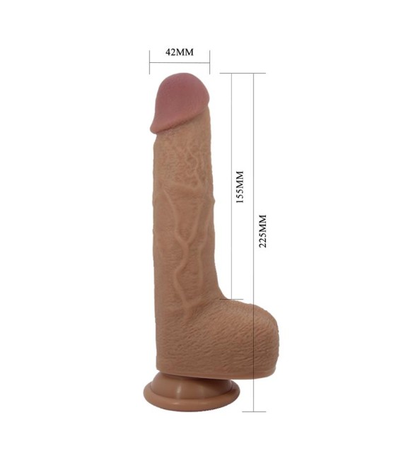 Tommy Dildo Realista con Vibracion y Thrusting con Contorl Remoto