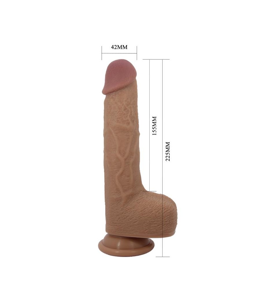 Tommy Dildo Realista con Vibracion y Thrusting con Contorl Remoto