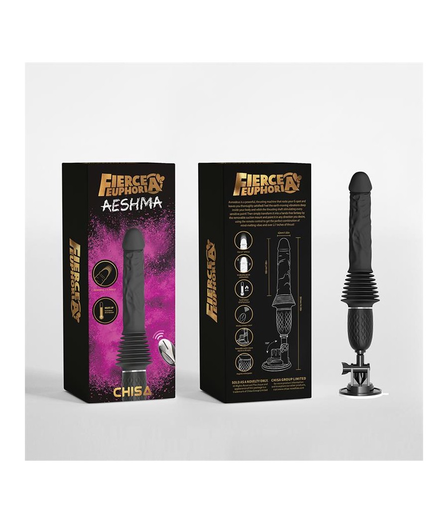 Aeshma Dildo Vibrador con Thrusting y Control Remoto