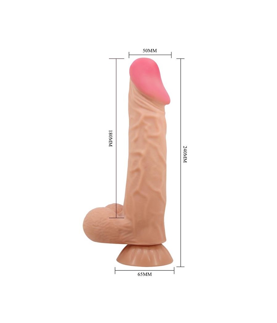 Dildo Realista Piel Deslizante 24 cm