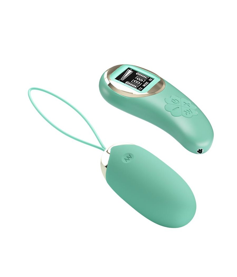 Mina Huevo Vibrador con Control Remoto Pantalla Digital Verde