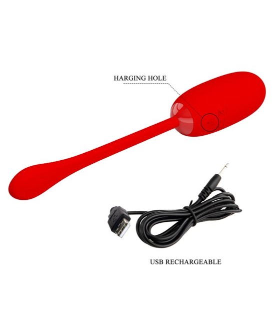 Julius Huevo Vibrador Rojo