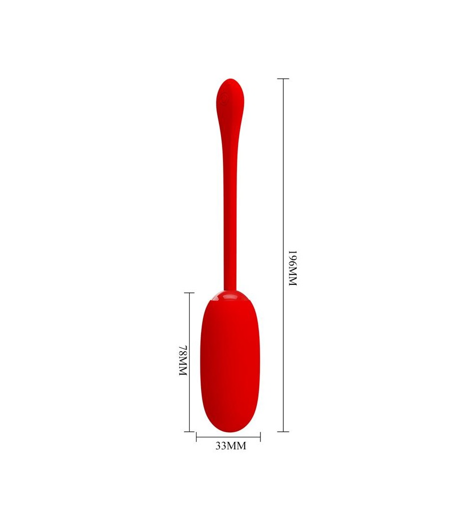 Julius Huevo Vibrador Rojo