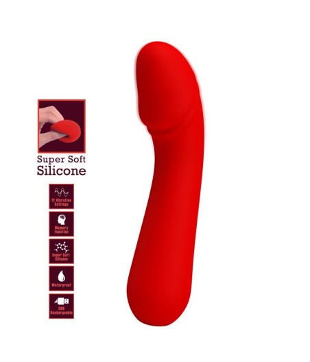 Cetus Vibrador Rojo