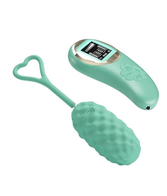 Vivian Huevo Vibrador con Control Remoto Pantalla Digital Verde