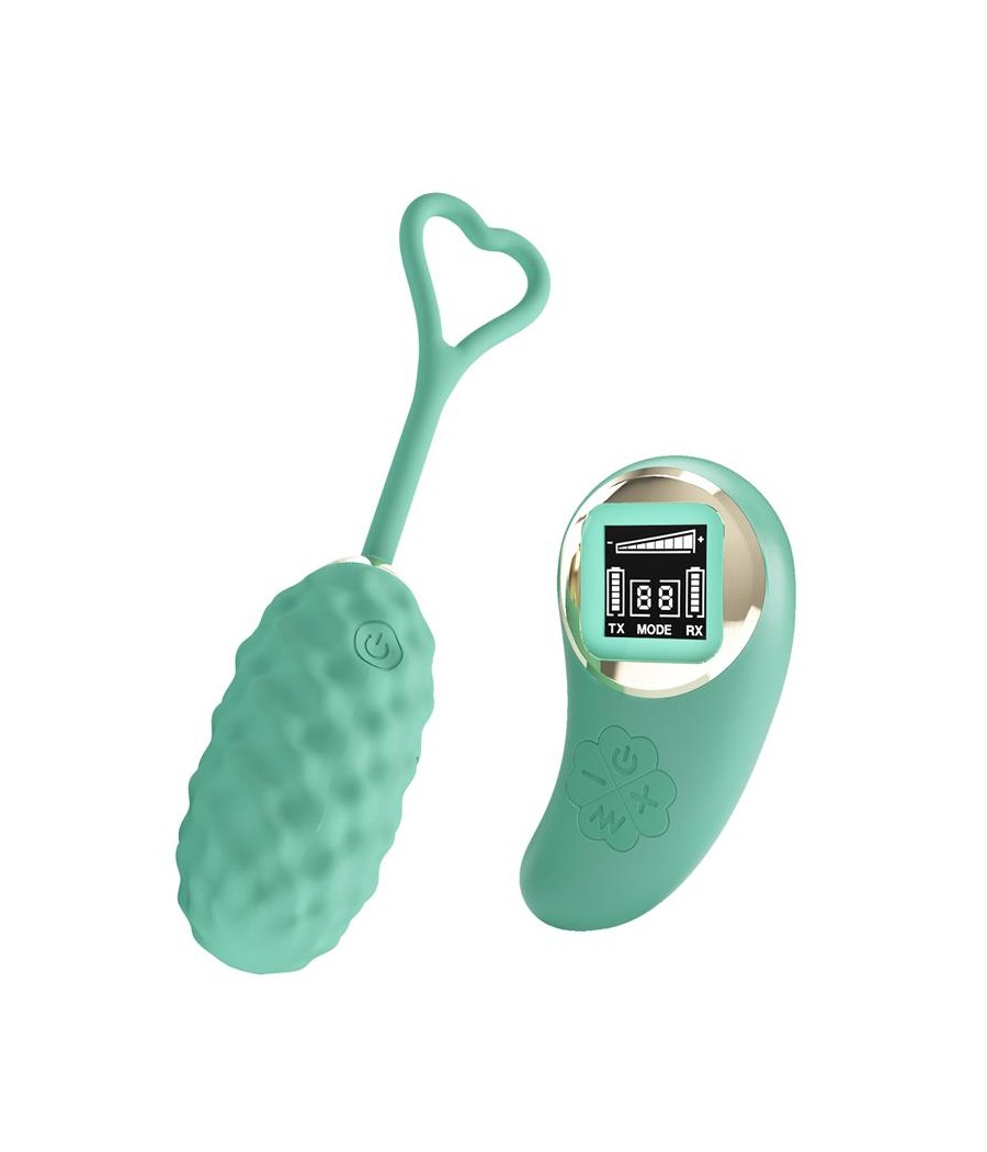 Vivian Huevo Vibrador con Control Remoto Pantalla Digital Verde