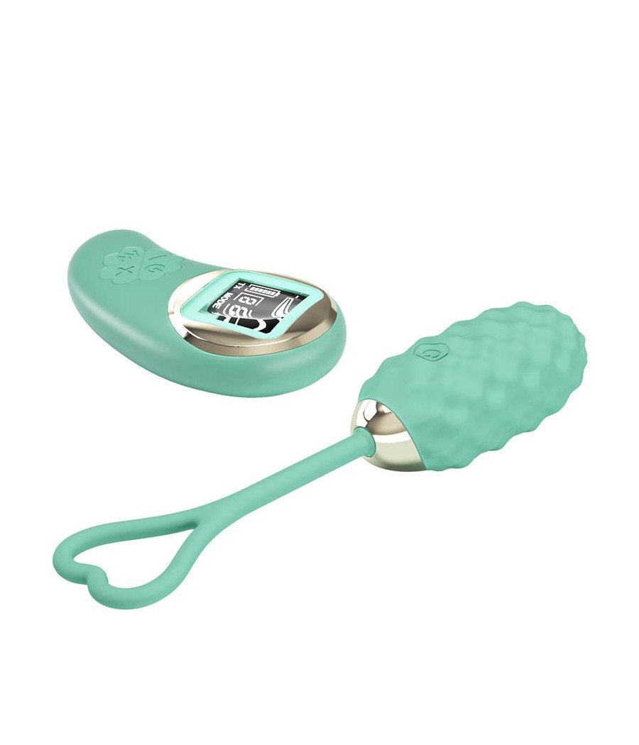 Vivian Huevo Vibrador con Control Remoto Pantalla Digital Verde