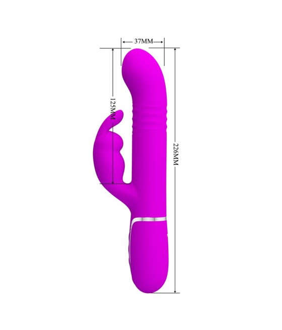 Coale Vibrador con Bolas Rotatorias y Up and Down USB