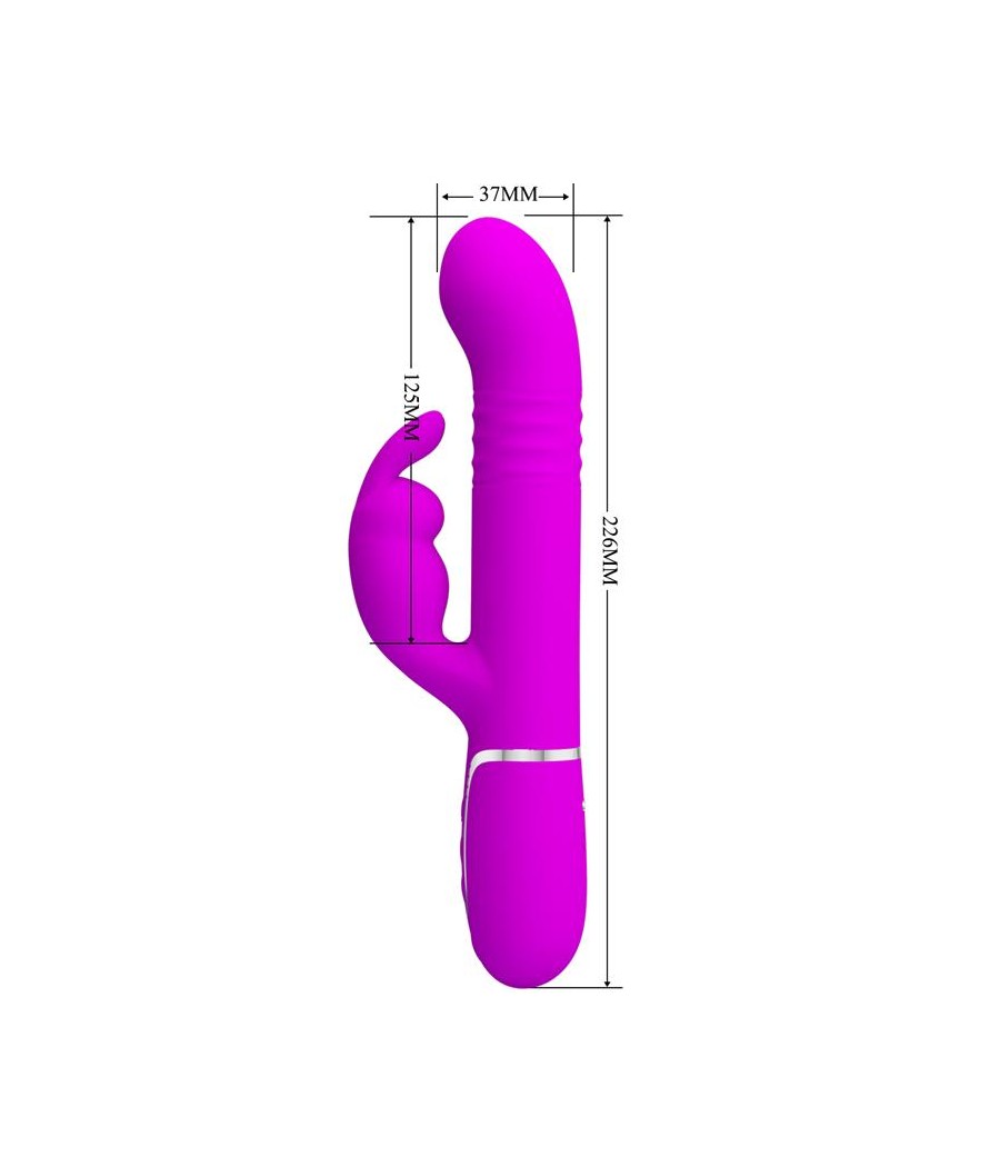 Coale Vibrador con Bolas Rotatorias y Up and Down USB