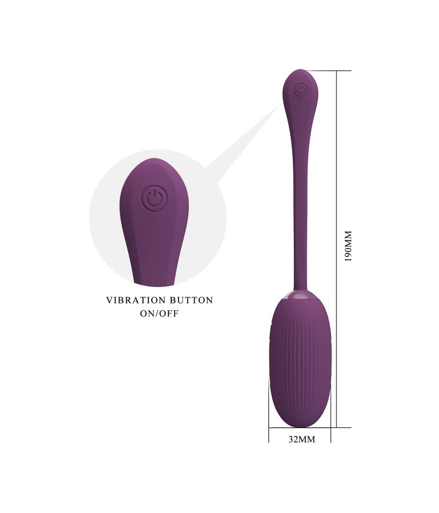 Doreen Huevo Vibrador con Electro Shock y App