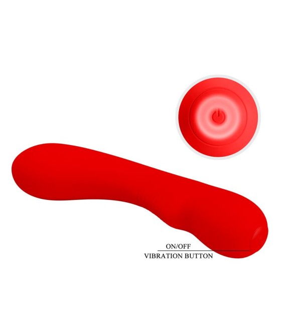 Prescott Vibrasor USB Silicona Rojo