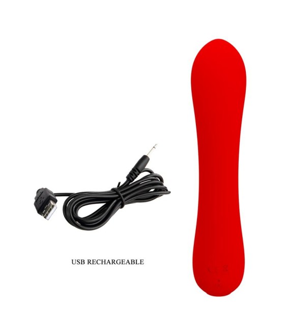 Prescott Vibrasor USB Silicona Rojo