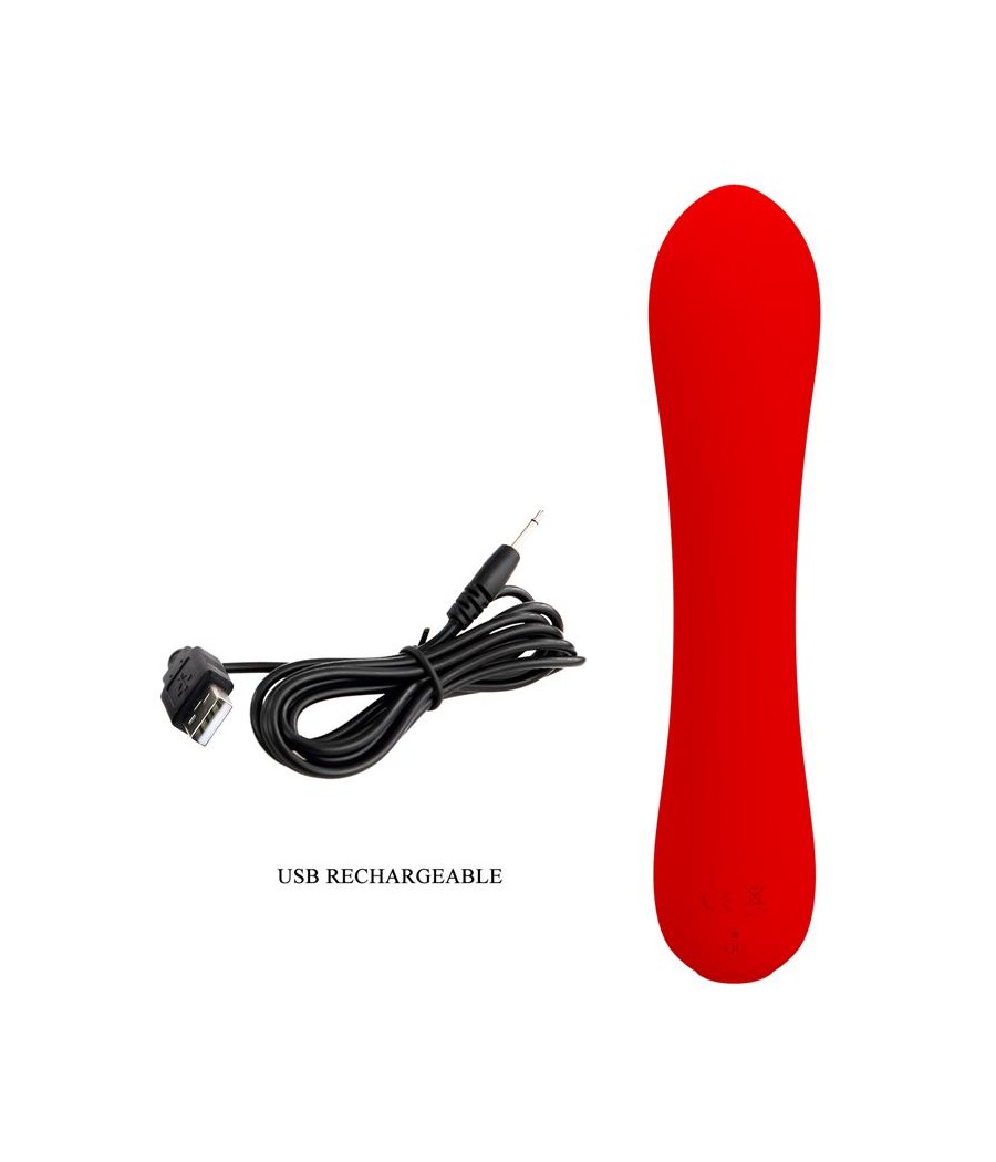 Prescott Vibrasor USB Silicona Rojo