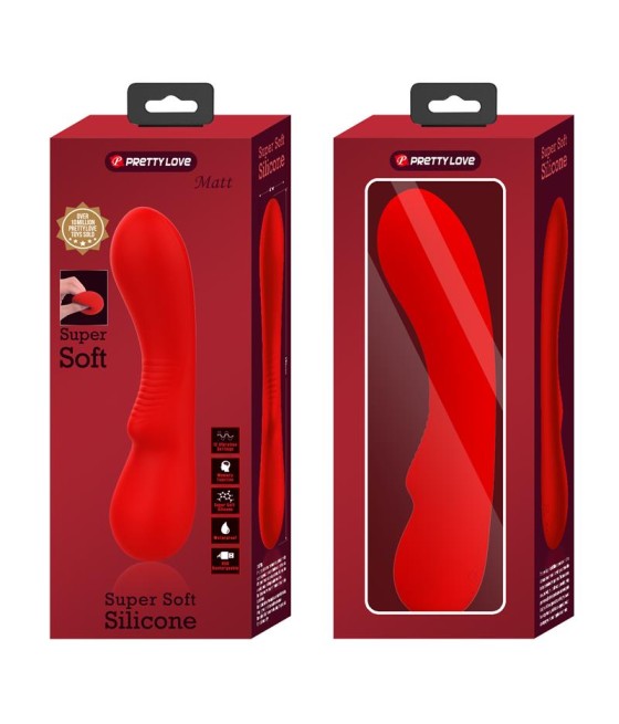 Prescott Vibrasor USB Silicona Rojo