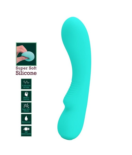 Prescott Vibrador USB Silicone Verde