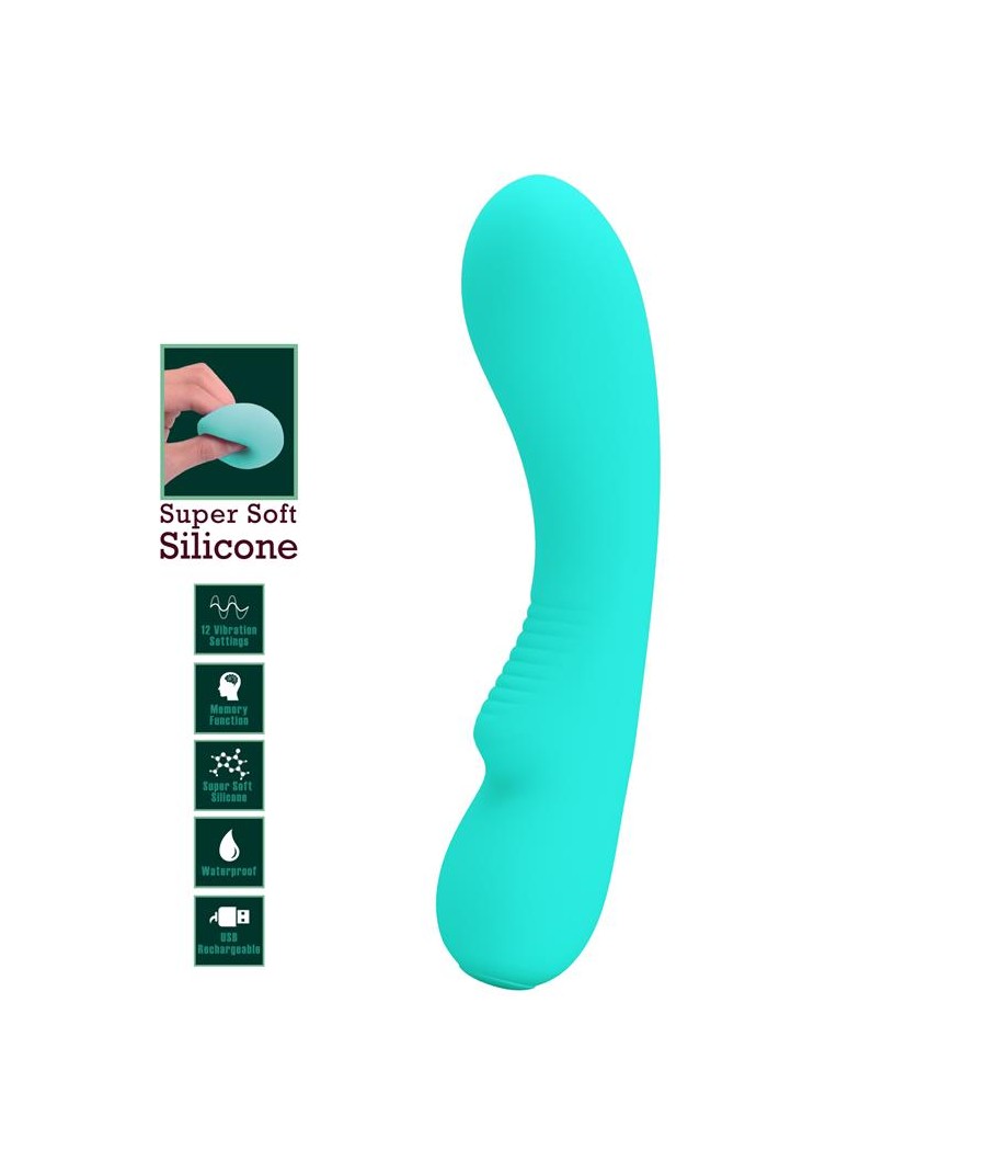 Prescott Vibrador USB Silicone Verde