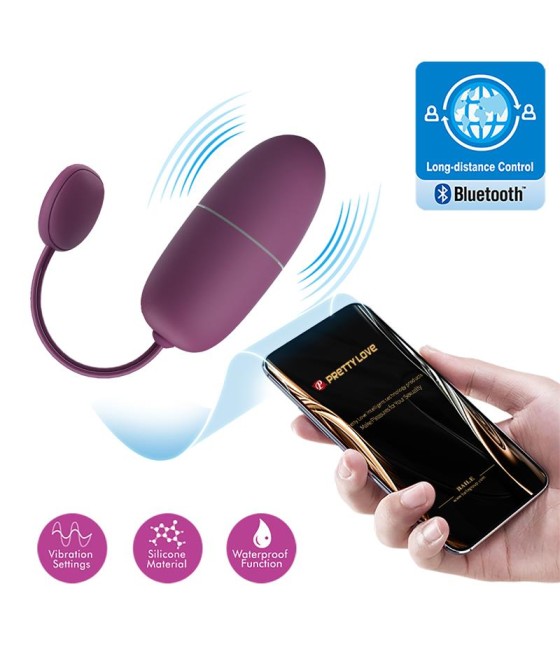 Nymph Huevo Vibrador con APP