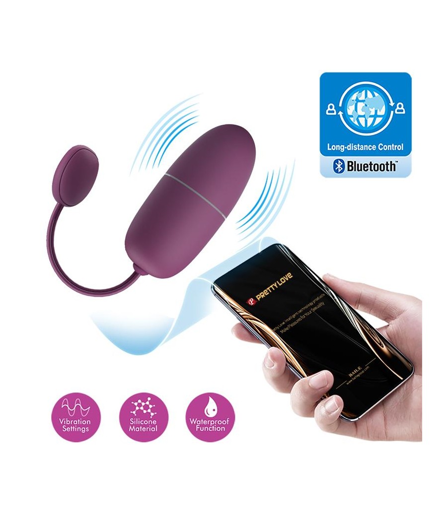 Nymph Huevo Vibrador con APP