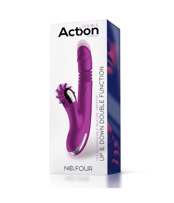 No Four Vibrador Up and Down y Rueda Estimuladora