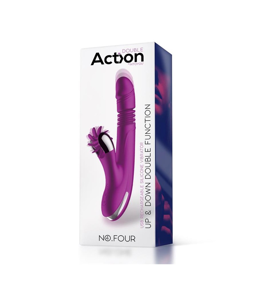 No Four Vibrador Up and Down y Rueda Estimuladora