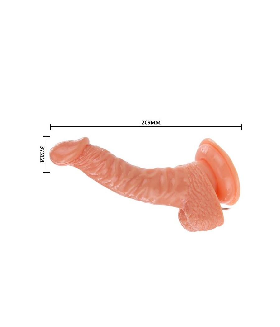 Baile Dildo Vibrador Colo Natural