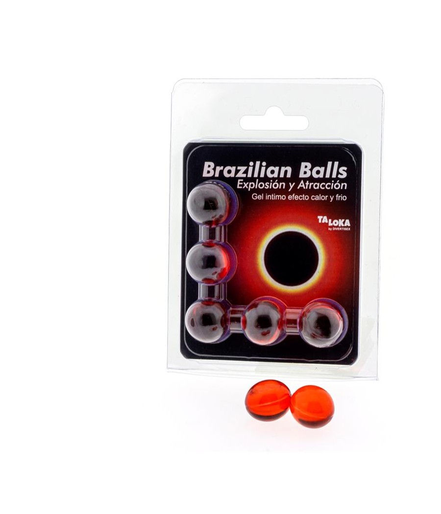 Set 5 Brazilian Balls Excitante Efecto Calor y Frio