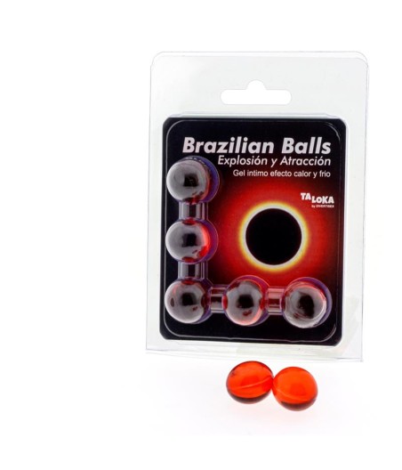 Set 5 Brazilian Balls Excitante Efecto Calor y Frío