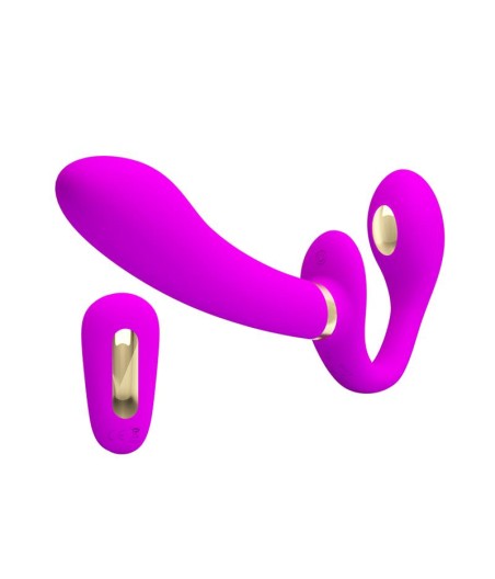 Thunderbird Vibrador para Parejas sin Arnés con Control Remoto