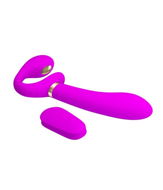 Thunderbird Vibrador para Parejas sin Arnes con Control Remoto