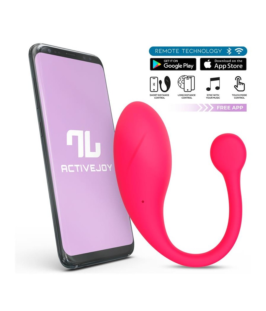 Bulby Huevo Vibrador con APP Rojo