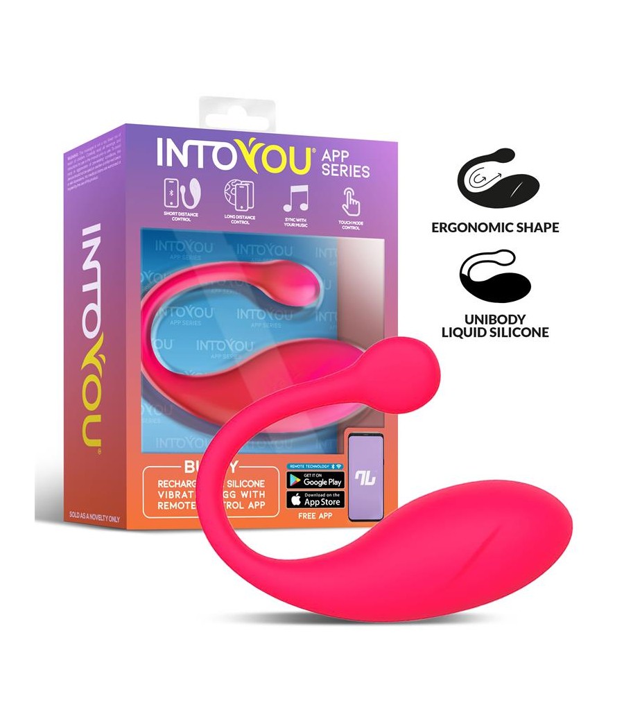 Bulby Huevo Vibrador con APP Rojo