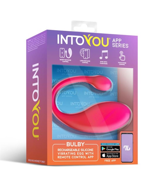 Bulby Huevo Vibrador con APP Rojo