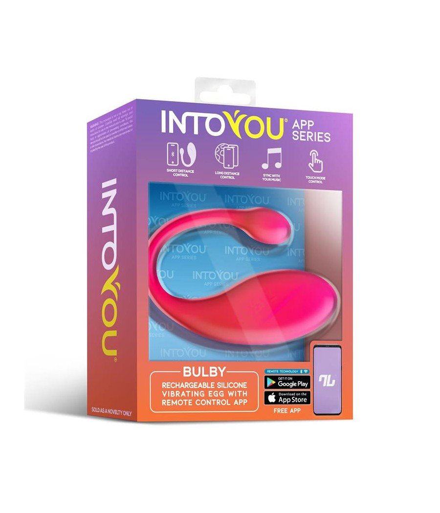 Bulby Huevo Vibrador con APP Rojo