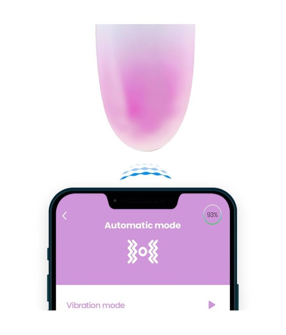 Huevo con APP Silicona Doble Capa Rosa Azul