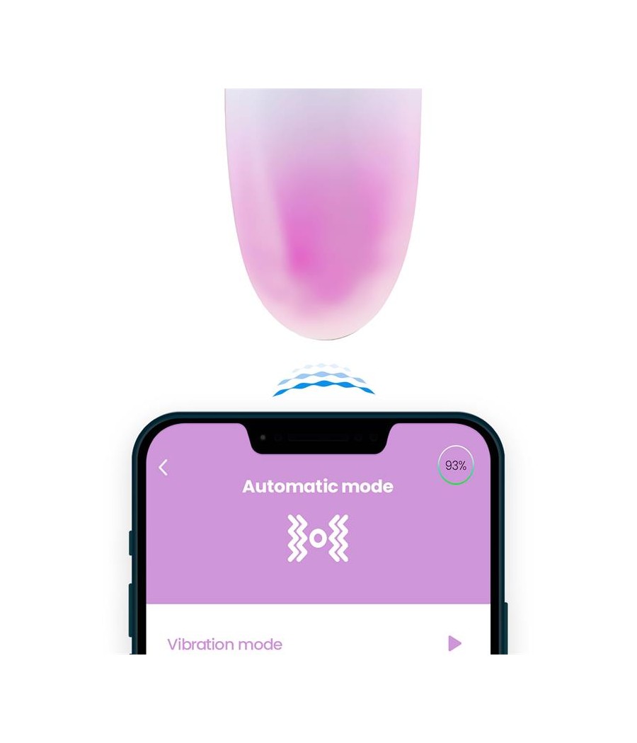 Huevo con APP Silicona Doble Capa Rosa Azul