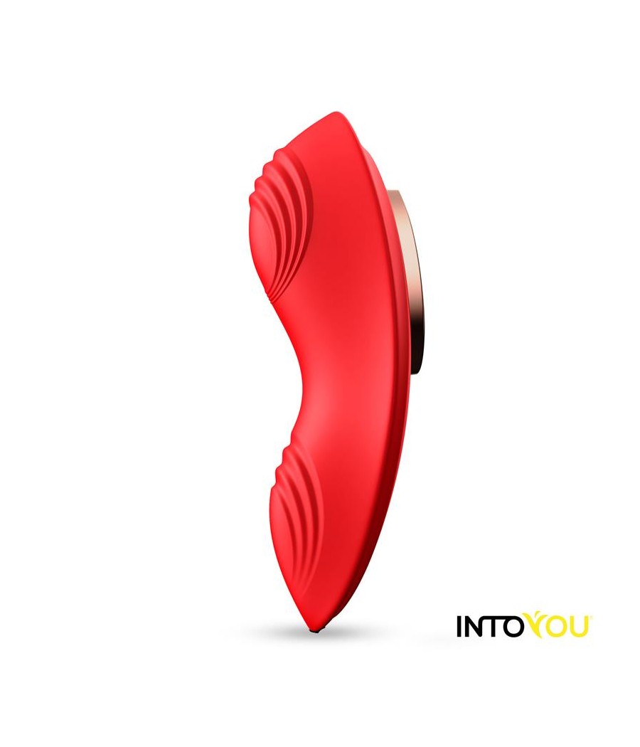 Vibrador de Braguita con APP Silicona Rojo