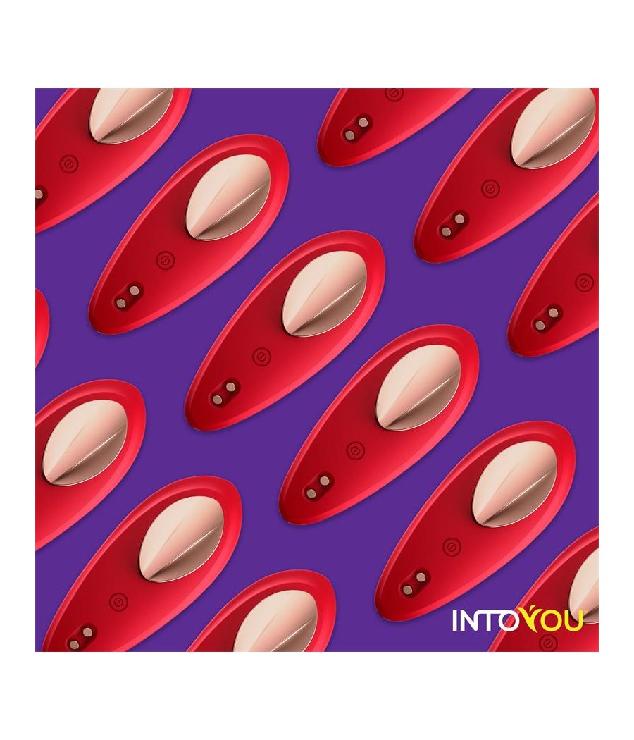 Vibrador de Braguita con APP Silicona Rojo