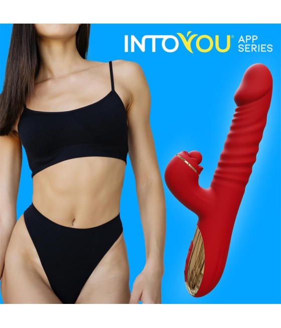 Ascen Vibrador con Thrusting y Waving y APP USB Magnetico