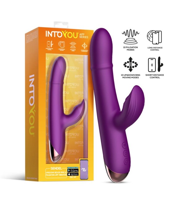 Sendel Vibrador con Anillo de Bolas Internas Up and Down y Pulsacion con App