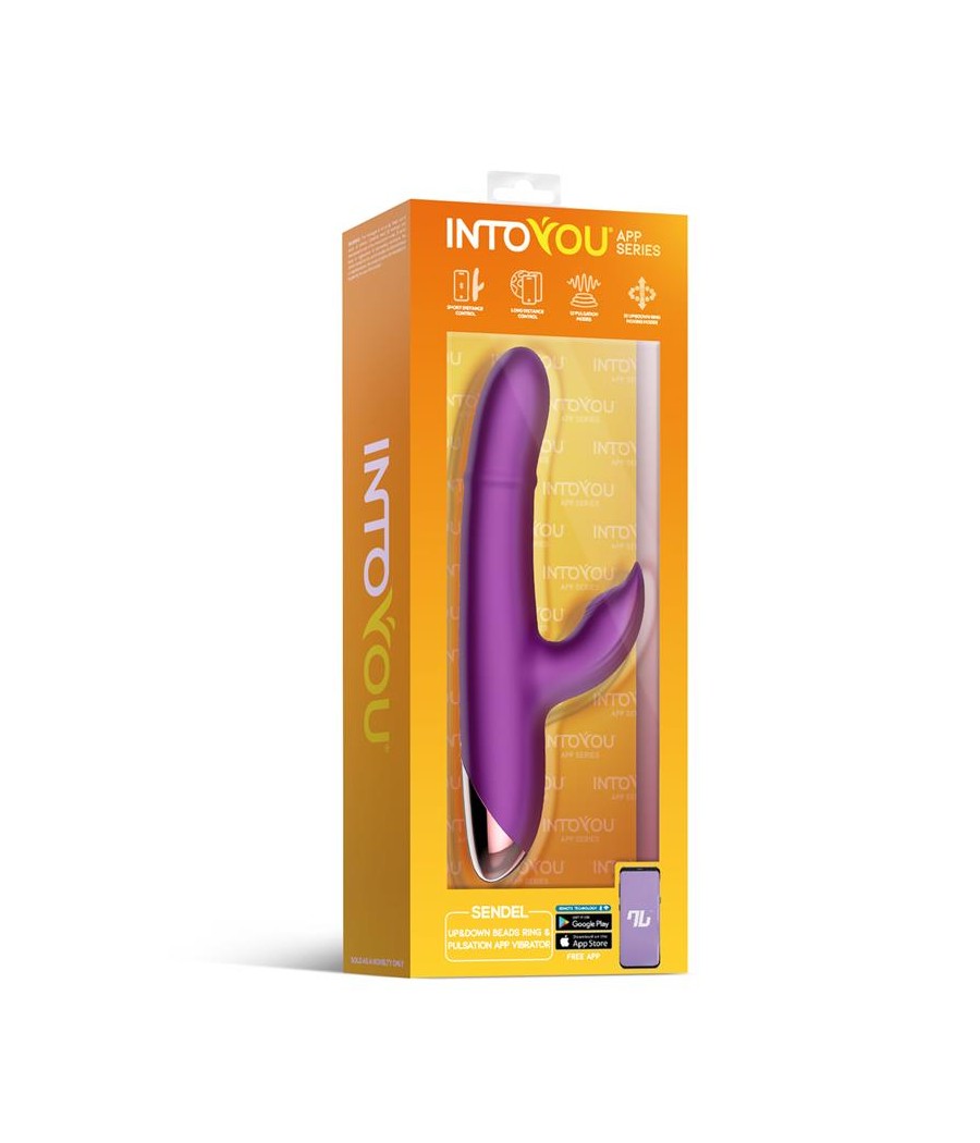 Sendel Vibrador con Anillo de Bolas Internas Up and Down y Pulsacion con App