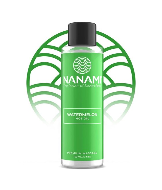 Nanami Aceite de Masaje Efecto Calor Aroma a Sandia 100ml