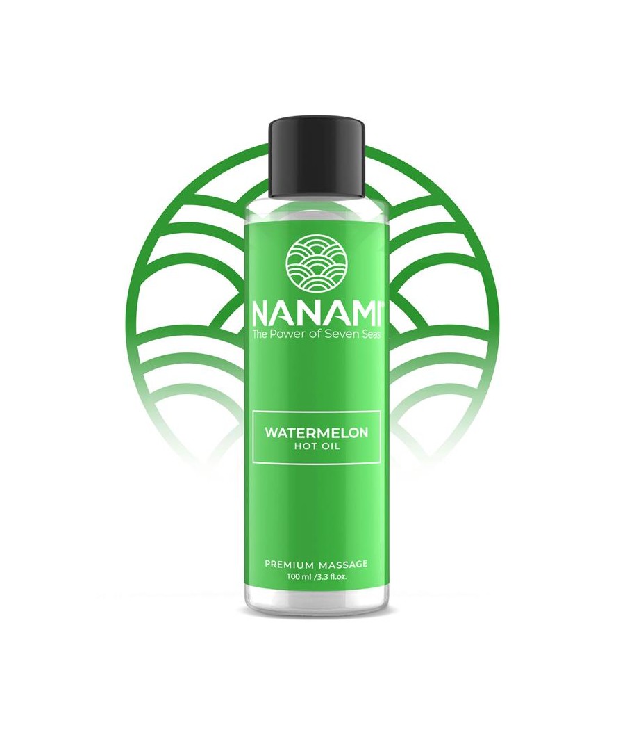 Nanami Aceite de Masaje Efecto Calor Aroma a Sandia 100ml