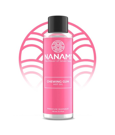 Nanami Aceite de Masaje Efecto Calor Hot Oil Aroma Chicle 100ml