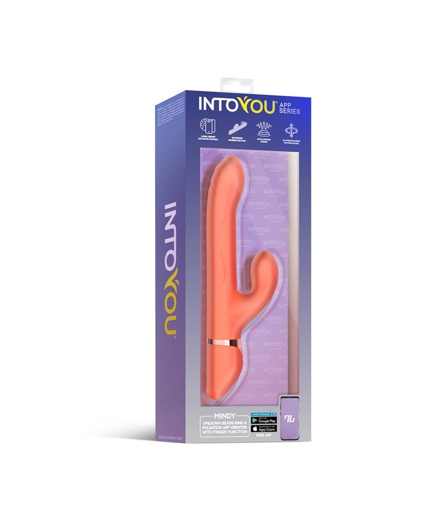 Mindy Vibrador con Anillo de Bolas Up and Down Finger y Pulsacion con APP