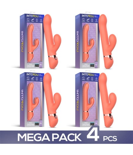 Pack de 4 Mindy Vibrador con Anillo de Bolas Up and Down, Finger y Pulsación APP