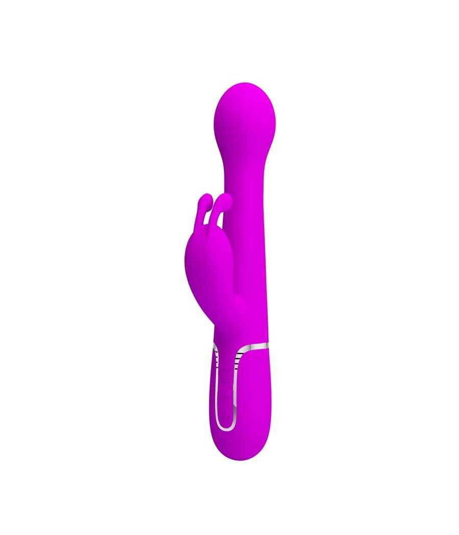 Vibrador con Thrusting y Bolas Rotatorias Dejon Rosa