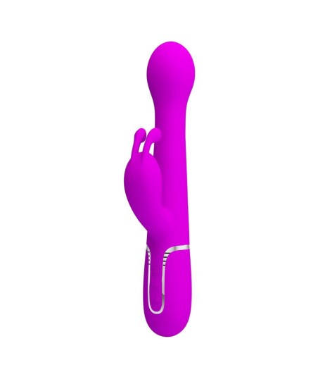 Vibrador con Thrusting y Bolas Rotatorias Dejon Rosa