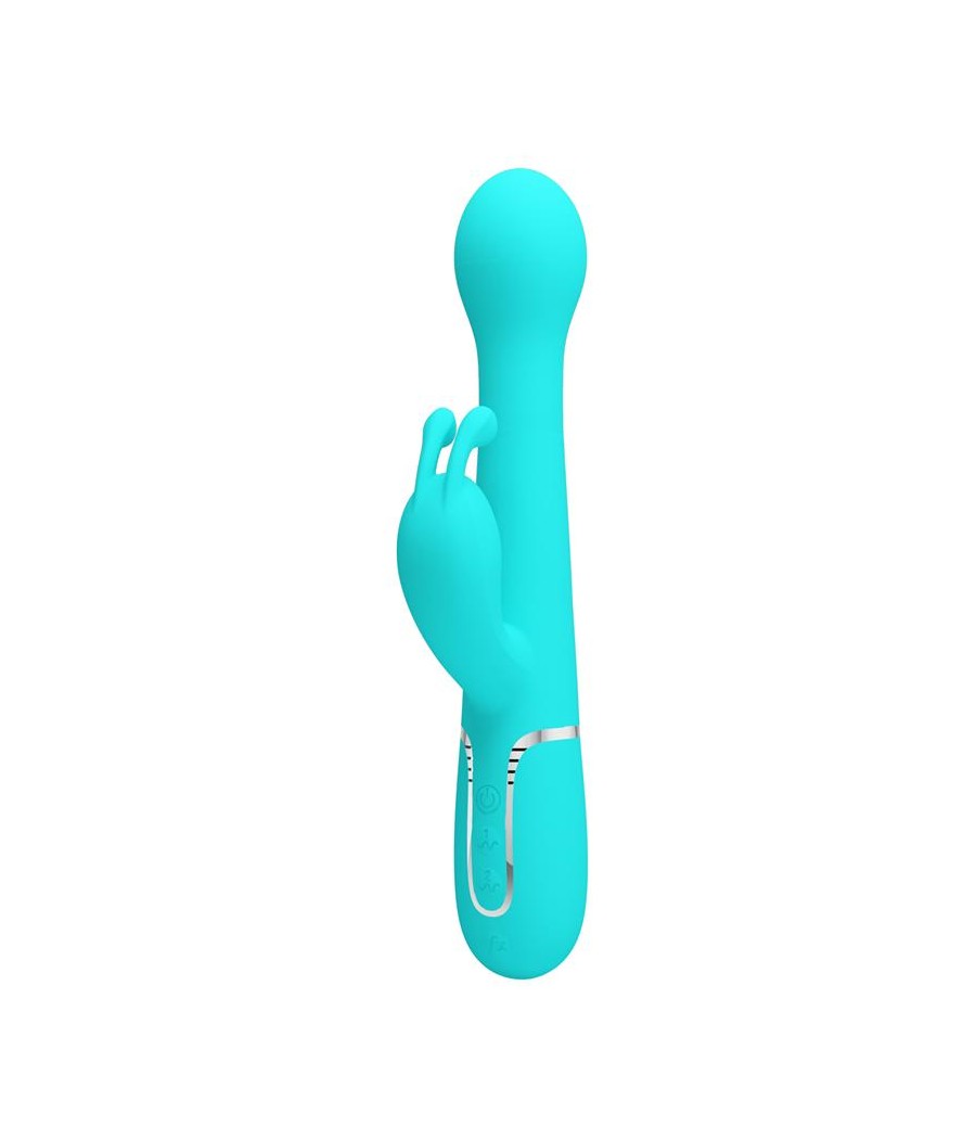 Vibrador con Thrusting y Bolas Rotatorias Dejon Azul