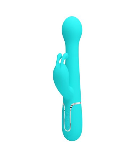 Vibrador con Thrusting y Bolas Rotatorias Dejon Azul